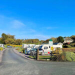 Caravan park entrance Caravan park entrance