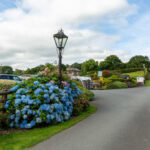 Caravan park entrance Caravan park entrance